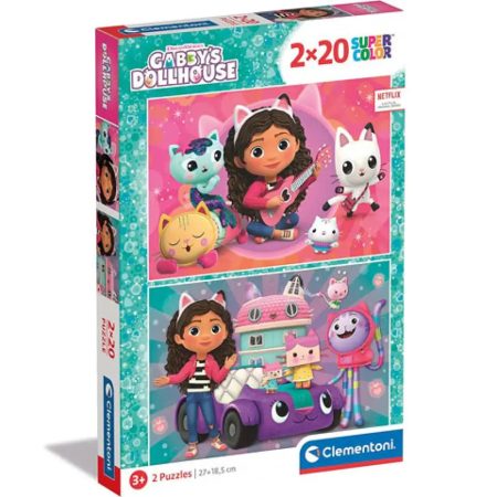 Clementoni 2 x 20 darabos puzzle csomag - Gabi babaháza 
