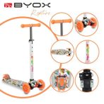 BYOX RAPTURE ROLLER ELÖL DUPLA KEREKES NARANCS