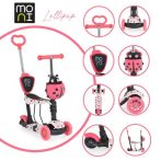 MONI LOLLIPOP ROLLER ÜLÉSSEL KATICÁS PIROS