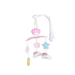 MOON ZENÉLŐ FORGÓ KISÁGYRA HOLDAS, TEXTIL/PLÜS