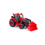 POLESIE TOYS 91864 TOLÓLAPÁTOS TRAKTOR PIROS