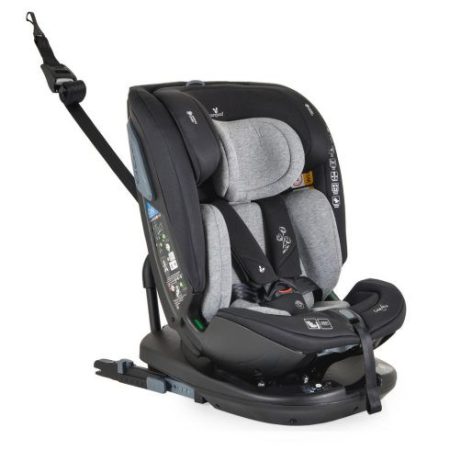 CANGAROO GRAVITY I-SIZE AUTÓS ÜLÉS 40-150CM, SPS, FORGATHATÓ TALP, PAMUT HUZAT SZÜRKE