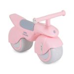   BYOX MINI CRUZE FUTÓBICIKLI, RÁÜLŐS JÁRGÁNY, KISMOTOR, ZENÉLŐ, ÓRIÁS KEREKEKKEL RÓZSASZÍN