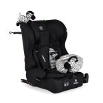   MONI SECURITY autós ülés belső övvel, isofix, ajándék 2plüss+párna 76-150cm FEKETE