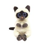 Ty Beanie Bellies plüss figura MISO, 15 cm - sziámi macska