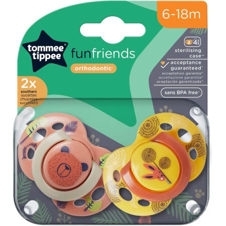 Tommee Tippee játszócumi CTN Fun 2 db 6-18hó