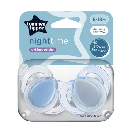 Tommee Tippee játszócumi CTN Night 2 db 6-18hó