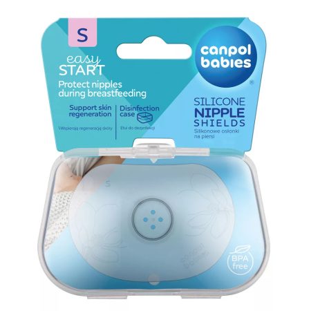 Canpol babies EasyStart szilikon bimbóvédő, 2 db, S méret Canpol babies EasyStart szilikon bimbóvédő, 2 db, S méret