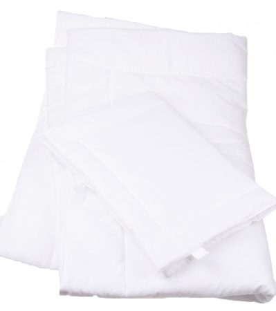 Pamut, fehér, 2 részes gyerek ágynemű garnitúra