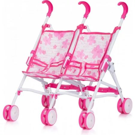 CHIPOLINO TWINY JÁTÉK BABAKOCSI - FLOWERS CHIPOLINO TWINY JÁTÉK BABAKOCSI - FLOWERS