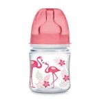   Canpol babies JUNGLE széles szájú üveg 120 ml, rózsaszín,kék