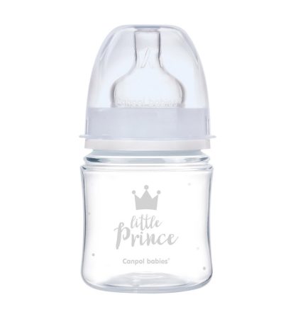 Canpol babies Anti-colic széles cumisüveg EasyStart 120 ml 0hó+ Royal baby