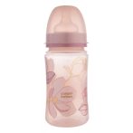   Canpol babies Anti-kólikás cumisüveg, EasyStart, GOLD, 240 ml - pink