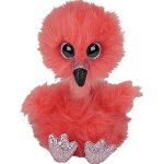 BOOS plüss figura FRANNY, 24 cm - hosszú nyakú flamingó