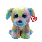 Beanie Babies plüss figura MAX, 15 cm - színes kutya 