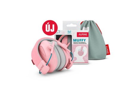 Alpine Muffy - gyerek hallásvédő fültok - rózsaszín