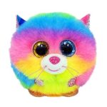 Ty Beanie Balls plüss figura GIZMO - színes macska