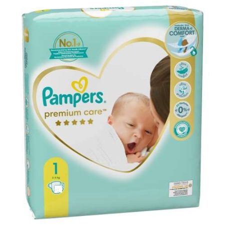 Pampers Prémium Care 1-es 72 db 2-5 kg-ig