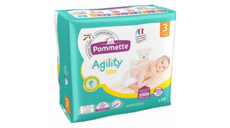 POMMETTE Agility PELENKA (3-AS) 4 - 9 KG (32 DB/CS)