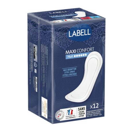 LABELL EGÉSZSÉGÜGYI BETÉT MAXI COMFORT (MÉRET: ÉJSZAKAI) (12 DB/CS)