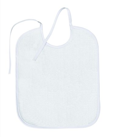 Babybruin Fehér előke fólia hátlappal