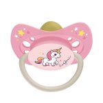   Latex játszócumi világító karikával cseresznye cumival 1-es Unikornis