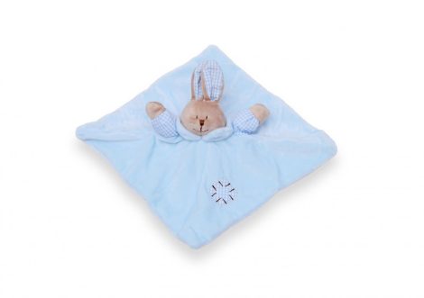 BabyBruin Plüss nyuszifejes szundikendő pasztel 