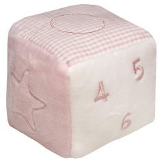 BabyBruin Plüss Csörgő kocka 8*8*8 cm 