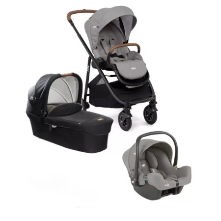 Joie Versatrax babakocsi szett i-Snug2 hordozó Pebble + Signature Ramble mózeskosár Eclipse