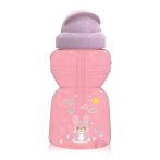 Baby Care Állatos sport itató szívószállal - Blush Pink