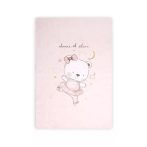 LORELLI PAPLAN HUZAT 140X95CM - PINK BALLERINA BEAR