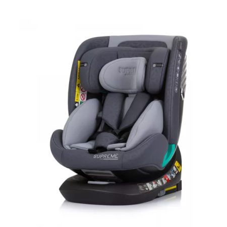 CHIPOLINO SUPREME AUTÓSÜLÉS ISOFIX 40-150CM - GRANITE 