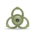   Lorelli Természetes szilikon csörgő-rágóka - Fresh Green