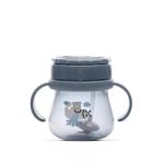 Baby Care szívószálas itató fogantyúval 250ml - Blue