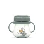 Baby Care szívószálas itató fogantyúval 250ml - Green