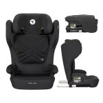   Lorelli Rigel 100-150 cm összecsukható isofix gyerekülés - Black