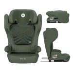  Lorelli Rigel 100-150 cm összecsukható isofix gyerekülés - Green