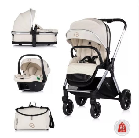 Chipolino Euphoria 3 az 1-ben újszülött babakocsi - Cashmere Chipolino Euphoria 3 az 1-ben újszülött babakocsi - Cashmere