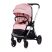 Chipolino Euphoria 3 az 1-ben újszülött babakocsi - Powder pink Chipolino Euphoria 3 az 1-ben újszülött babakocsi - Powder pink