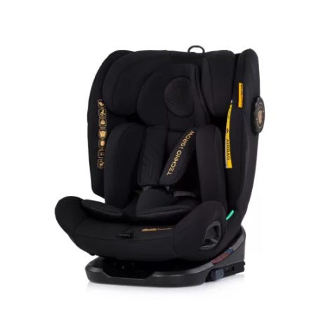 Chipolino Techno iGrow autósülés Isofix 40-150cm - noir Chipolino Techno iGrow autósülés Isofix 40-150cm - noir