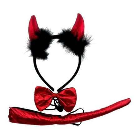 ÖRDÖG FEJPÁNTOS JELMEZ SZETT ZACSKÓBAN, FÉNYES, 72675