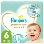 Pampers Premium Care 6 Extra Large 13+ kg 38 db