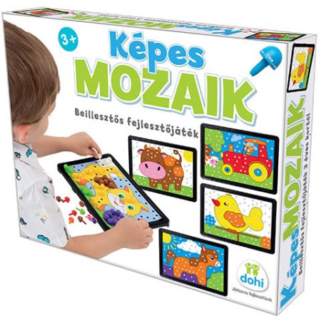 Képes Mozaik beillesztős fejlesztőjáték