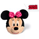 Disney Minnie fej 3D, plüss figura, párna 35 cm