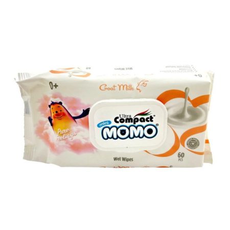 Ultra Compact Momo nedves törlőkendő, 60 darabos csomag Ultra Compact Momo nedves törlőkendő, 60 darabos csomag