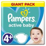 Pampers Active Baby 4 +-os 82 db-os 10-15 kg