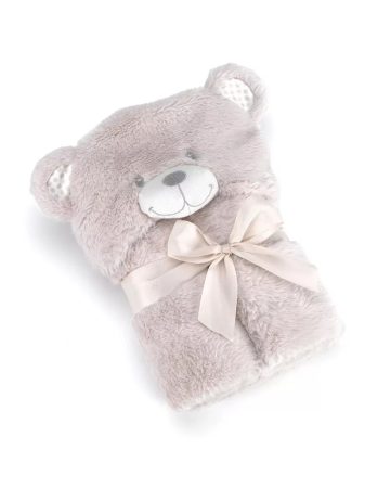 MORA POMPON BEAR P86 PLÉD 75*95 02-BEIGE