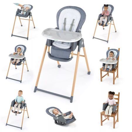 INGENUITY Etetőszék Deluxe 7in1 Proper Positioner™ 0hó+ 23 kg-ig - Chambray