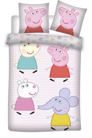 Peppa malac Little Friends gyerek ágyneműhuzat 100×135cm, 40×60 cm Peppa malac Little Friends gyerek ágyneműhuzat 100×135cm, 40×60 cm
