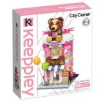   QMAN® C0109 Keeppley | legó-kompatibilis építőjáték lányoknak | 281 db építőkocka | Maci ház